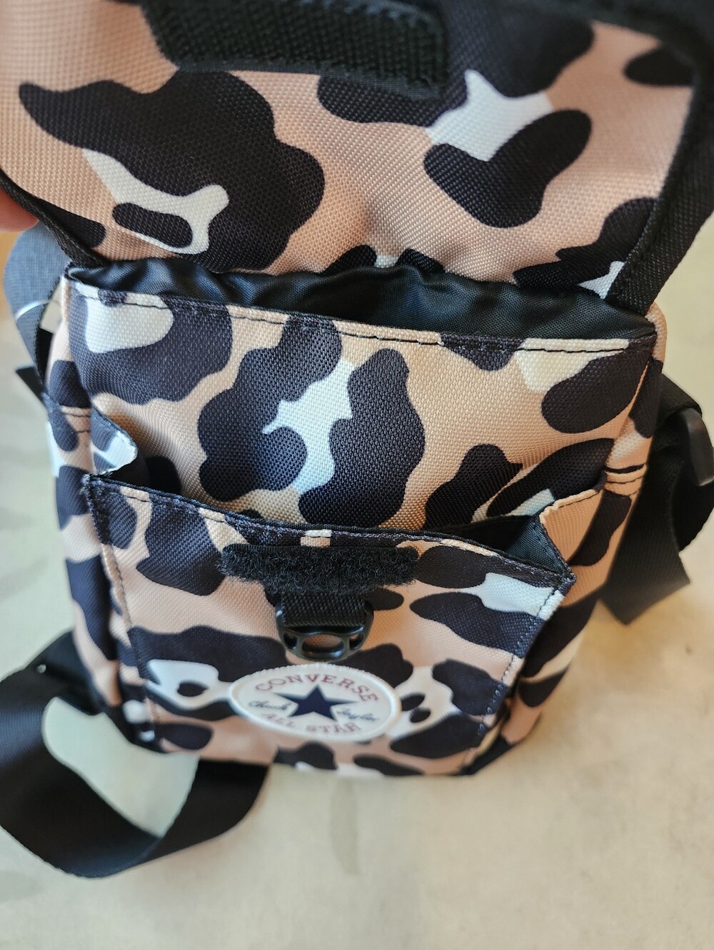 Converse Tan and Black Camo Crossbody Pouch - Picture 4 of 5
